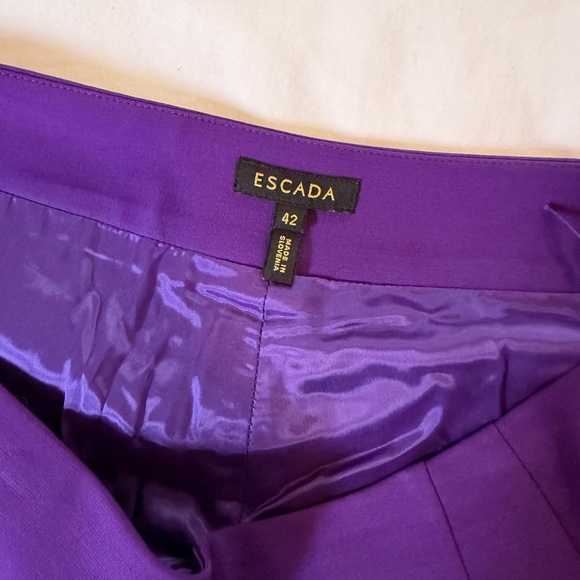 Escada Elegant Purple Women's Skirt Size 42 - Picture 3 of 3